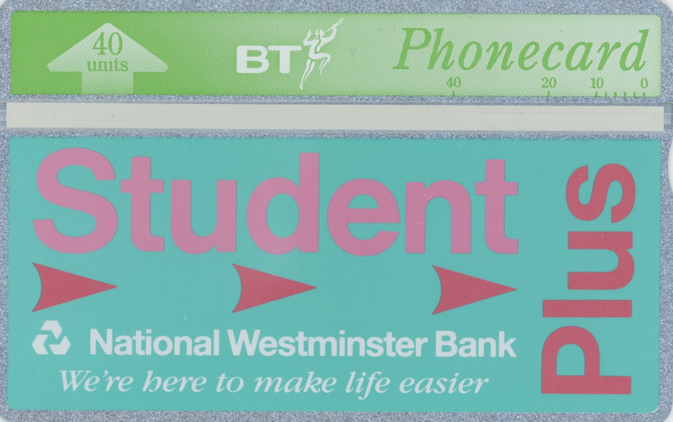 BT Phonecard BT63 Student Plus (1992)